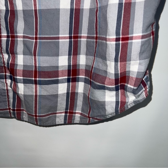 Columbia Button Up Adult XL Mens Multicolor Plaid Long Sleeve 100% Cotton Shirt - Picture 8 of 16